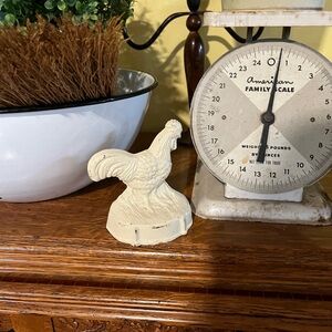 Cast Iron Rooster Doorstop